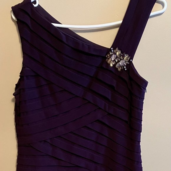 Purple Sleeveless Dress - Picture 1 of 5